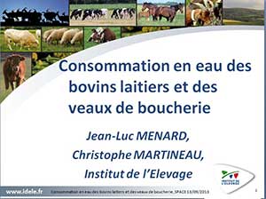 consommation d'eau